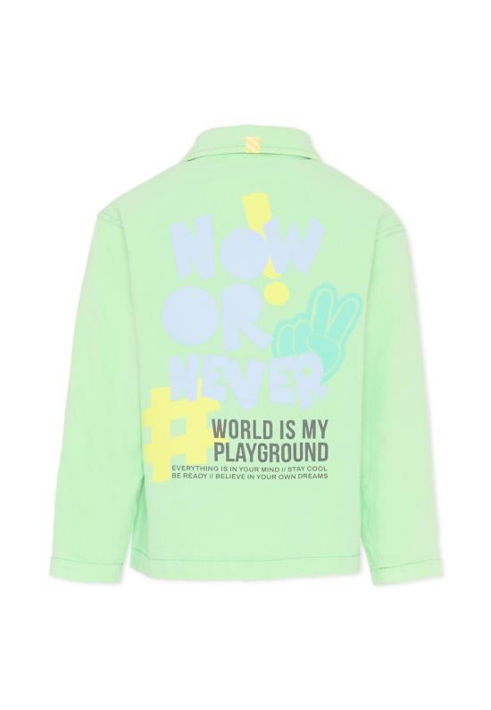 26SS [키즈] 빌리블러쉬 자켓 U21681 735 GREEN - BILLIEBLUSH