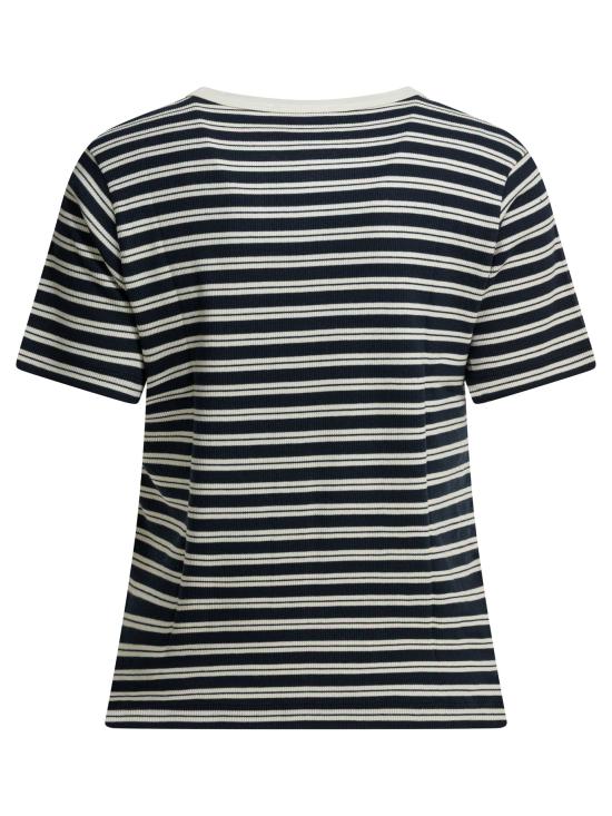 26SS 이네스 드 라 프레상쥬 반팔 티셔츠 16Y090CO390P955 Blue - INES DE LA FRESSANGE