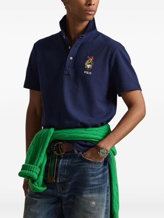 26SS 폴로 랄프로렌 폴로 티셔츠 710B16616 001 Blue - POLO RALPH LAUREN