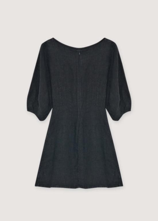  더뉴소사이어티 숏 원피스 뉴 소사이어티 갈륨 미드나잇 블랙 숏 드레스 - THE NEW SOCIETY