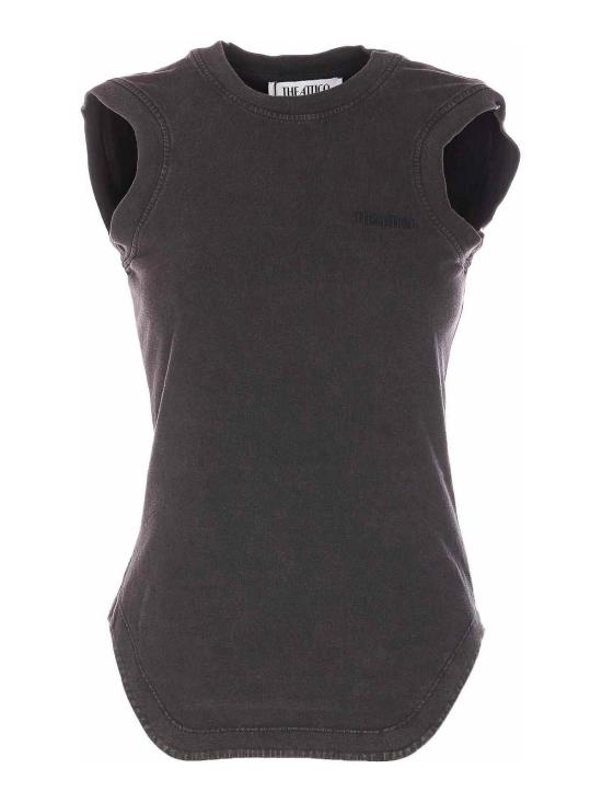 26SS 디 아티코 민소매 티셔츠 260WCN00003JJJ025AA615 Black