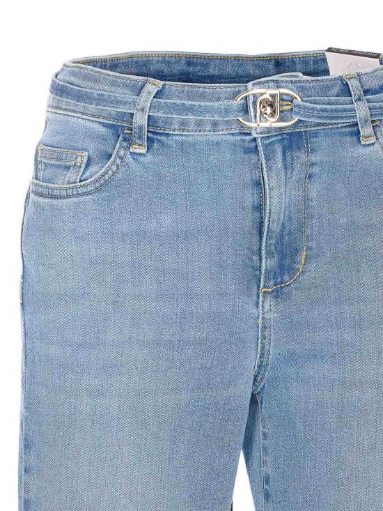 27SS 리우조 스트레이트 팬츠 UA6159D026478986 Blue - LIU JO