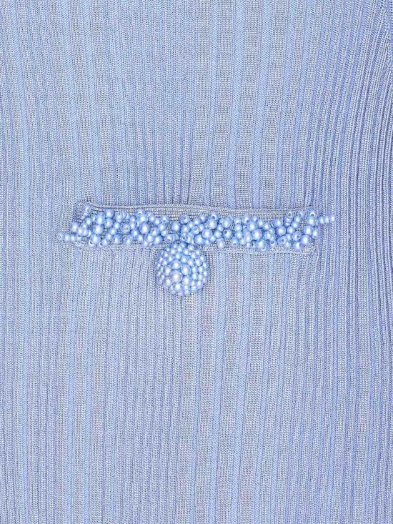 26SS 셀프 포트레이트 미디 스커트 555SBLUE Blue - SELF PORTRAIT