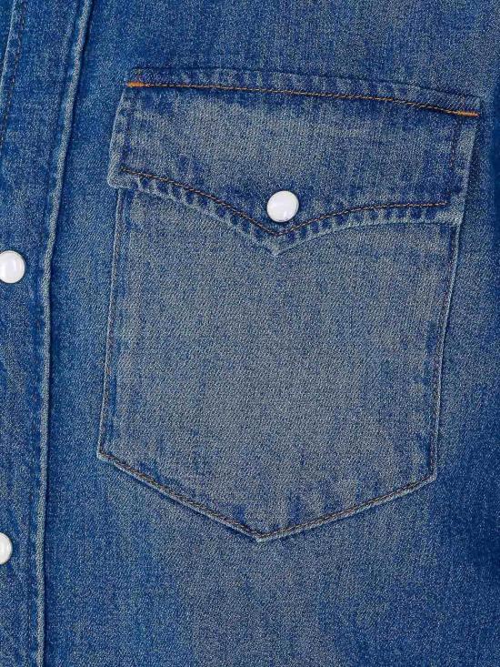 아페쎄 데님 셔츠 COHMEH12632IAL Blue - A.P.C.