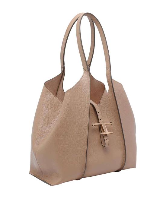 26SS 토즈 T 타임리스 쇼퍼 백 스몰 XBWTSBA0200XSOC428 Brown - TODS