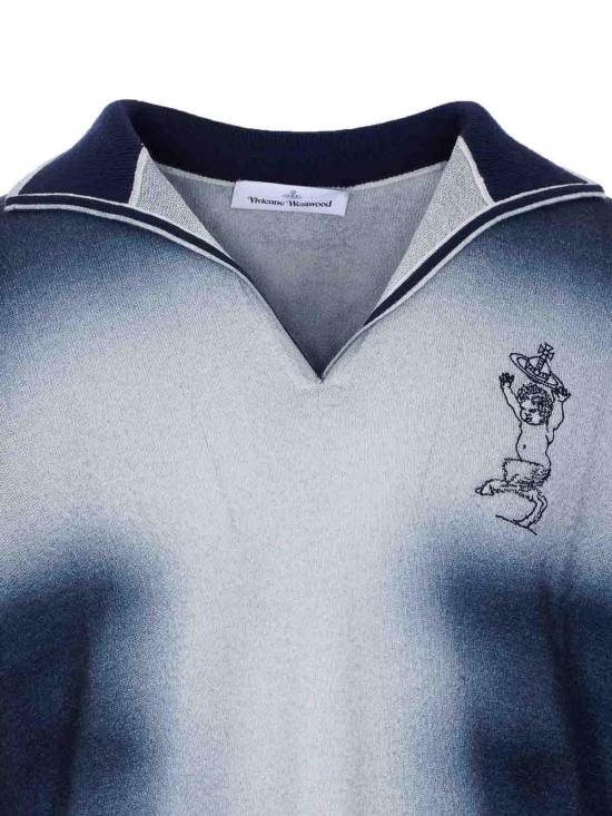 26SS 비비안웨스트우드 스웨터 2701002ZY004IK410 Blue - VIVIENNE WESTWOOD