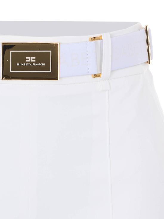  엘리자베타프랜치 숏팬츠 SH00861E2360 White - ELISABETTA FRANCHI