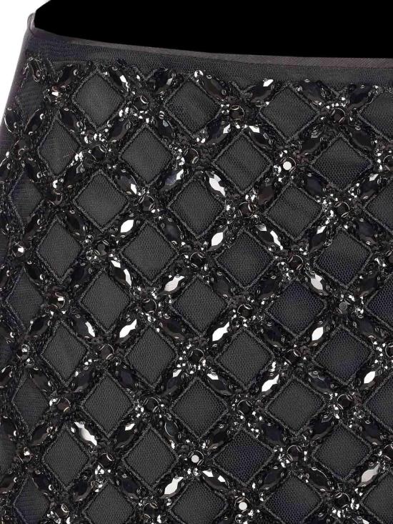 26SS 리우조 미디 스커트 PA6010T252722222 Black - LIU JO