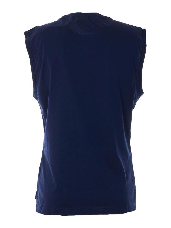 26SS 비비안웨스트우드 반팔 티셔츠 2G01000FJ001MK410 Blue - VIVIENNE WESTWOOD