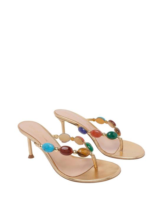 26SS 지안비토로시 힐/펌프스 G1523070 Gold - GIANVITO ROSSI