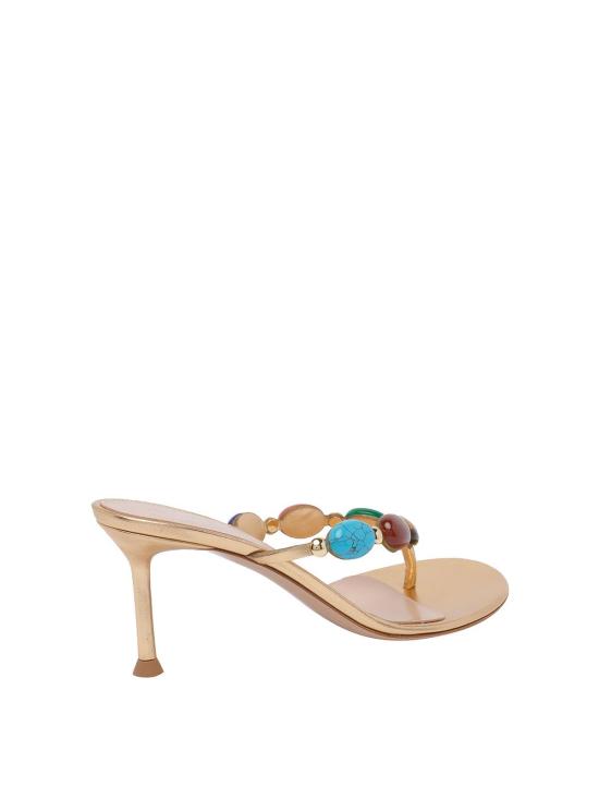 26SS 지안비토로시 힐/펌프스 G1523070 Gold - GIANVITO ROSSI