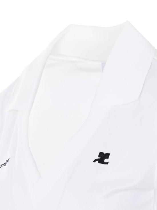 26SS 쿠레쥬 민소매 티셔츠 126JPO057JS0195B166 White - COURREGES