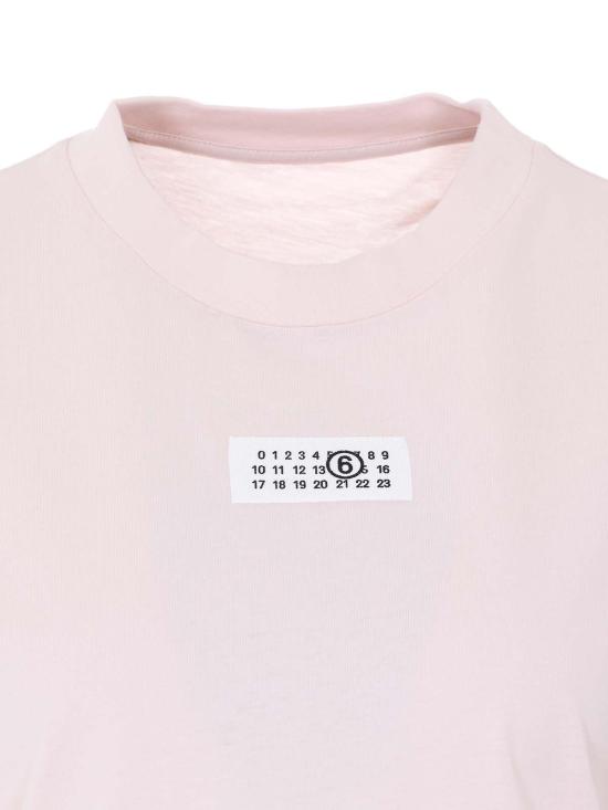 26SS MM6 메종마르지엘라 반팔 티셔츠 S52GC0326M20170231 Nude Neutrals - MM6 MAISON MARGIELA