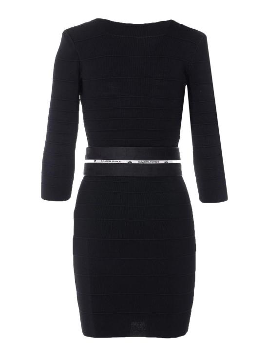  엘리자베타프랜치 미디 스커트 AM01S61E2685 Black - ELISABETTA FRANCHI