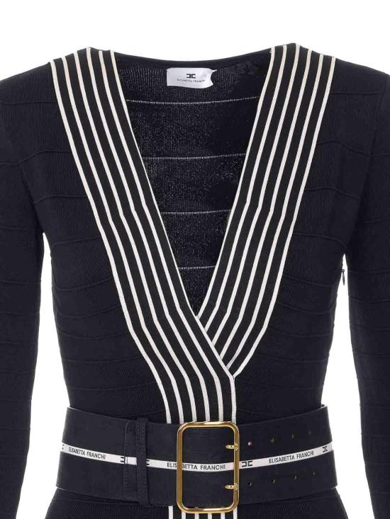  엘리자베타프랜치 미디 스커트 AM01S61E2685 Black - ELISABETTA FRANCHI