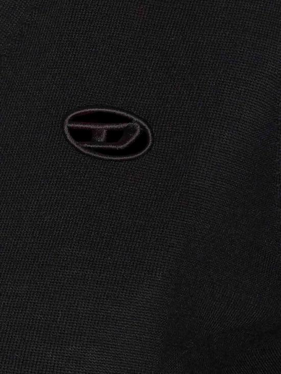 26SS 디젤 컷아웃 로고 엠 알리마 울 가디건 A174990DCCH9XX Black - DIESEL