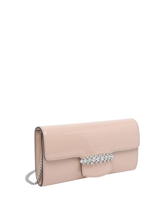 26SS 지미추 지갑 BINGWALLETCHAINRMR Nude Neutrals - JIMMY CHOO