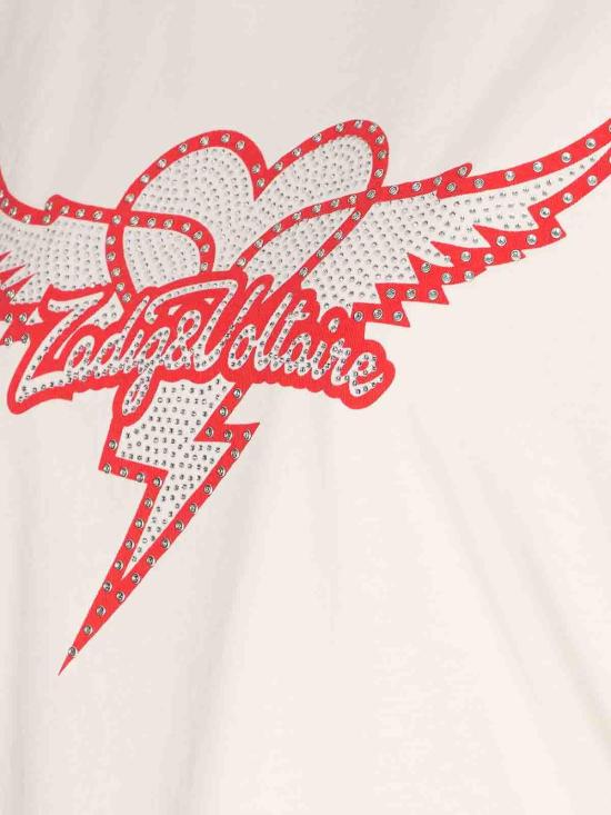 26SS 자딕앤볼테르 민소매 티셔츠 JWTT01280103 White - ZADIG & VOLTAIRE