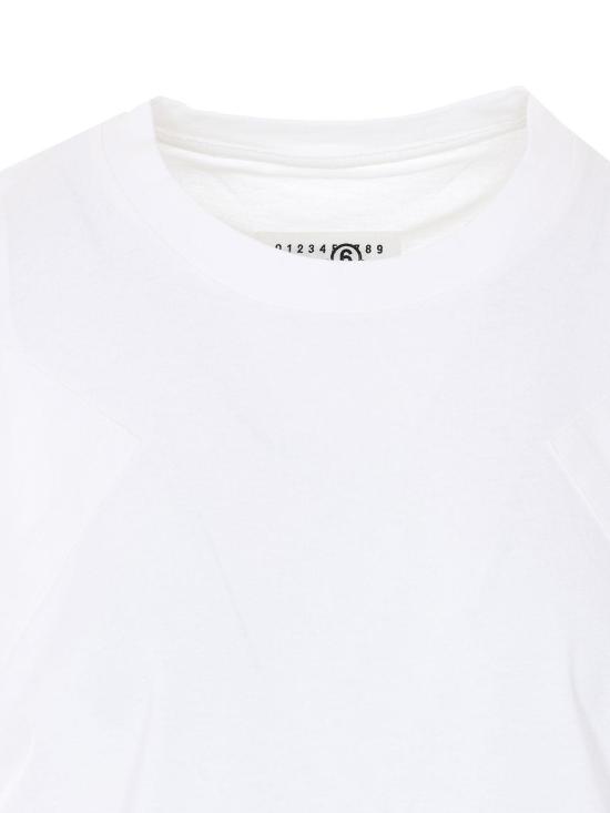 27SS MM6 메종마르지엘라 민소매 티셔츠 S52NL0074M20050101 White - MM6 MAISON MARGIELA
