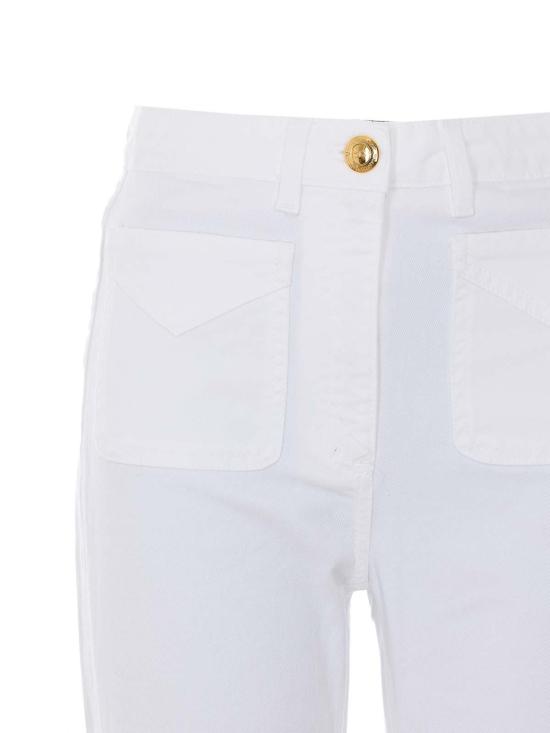  엘리자베타프랜치 스트레이트 팬츠 PJ22N61E2360 White - ELISABETTA FRANCHI