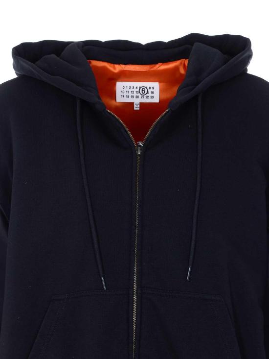 27SS MM6 메종마르지엘라 후드 티셔츠 SH0AM0075MTJ043961 Black - MM6 MAISON MARGIELA