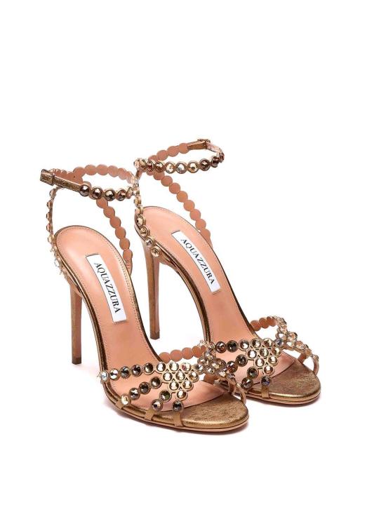 26SS 아쿠아주라 힐/펌프스 TQLHIGS0CYNBRA Gold - AQUAZZURA