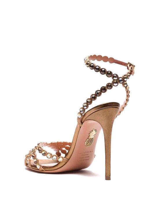 26SS 아쿠아주라 힐/펌프스 TQLHIGS0CYNBRA Gold - AQUAZZURA