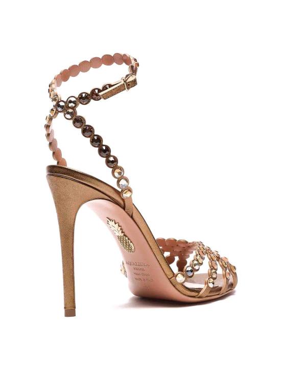 26SS 아쿠아주라 힐/펌프스 TQLHIGS0CYNBRA Gold - AQUAZZURA