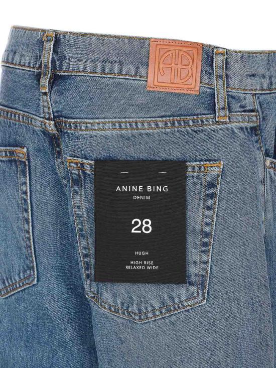 26SS 애니빙 스트레이트 팬츠 A061134WHD8 Blue - ANINE BING