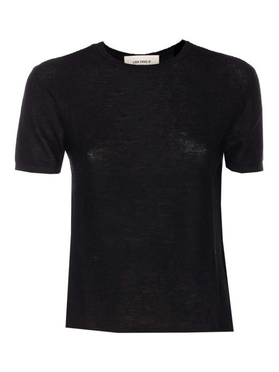 26SS 리사 양 반팔 티셔츠 2025101BL Black