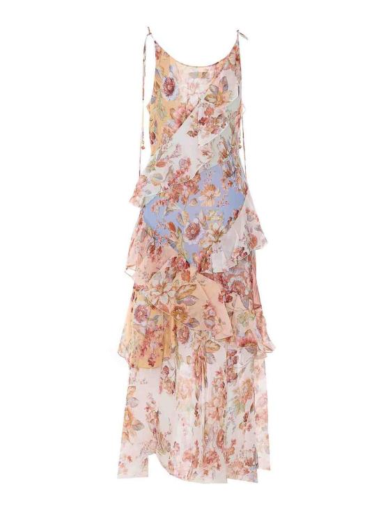 26SS 짐머만 미디 스커트 4997DRS261 Multicolour - ZIMMERMANN