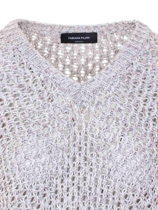 26SS 파비아나 필리피 스웨터 MAD266F113L7440145 Grey - FABIANA FILIPPI