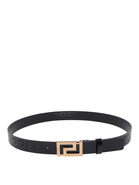 26SS 베르사체 가죽 벨트 10123991A144401B00V Black