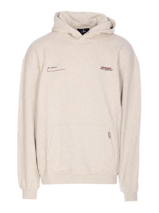 27SS 리프레젠트 후드 티셔츠 MLM427030 Grey