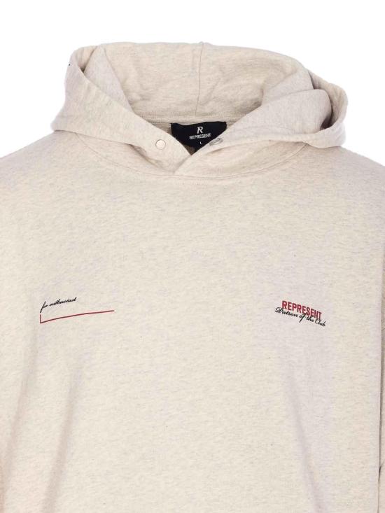 27SS 리프레젠트 후드 티셔츠 MLM427030 Grey - REPRESENT