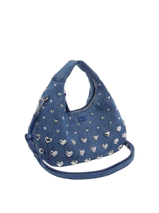 26SS 가니 스터드 미니 호보백 B2070034357 Blue - GANNI