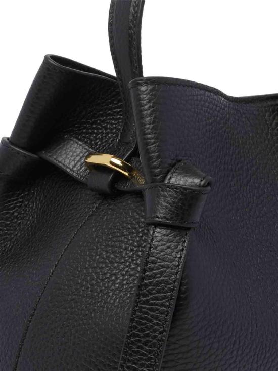 26SS 유제피 토트백 GYOZAPEBBLEGRAINLEATHERL034 Black - YUZEFI