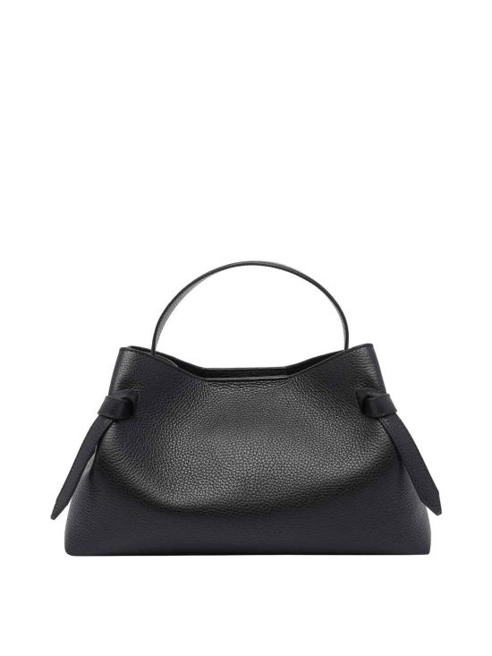 26SS 유제피 토트백 GYOZAPEBBLEGRAINLEATHERL034 Black - YUZEFI