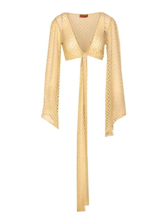 26SS 미소니 민소매 티셔츠 MC26SK01BR014RS10BY Gold