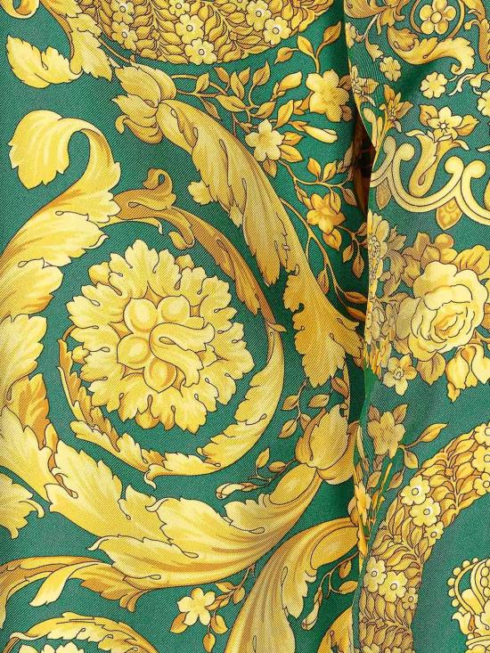 26SS 베르사체 셔츠 10013601A042365GD10 Green - VERSACE