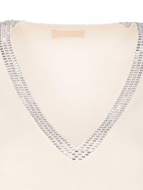 26SS 리우조 반팔 티셔츠 WA6222MS55N10701 White - LIU JO