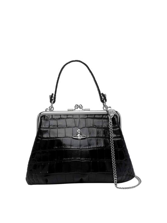 26SS 비비안웨스트우드 그래니 프레임 퍼스 4B010007WL0098N401 Black