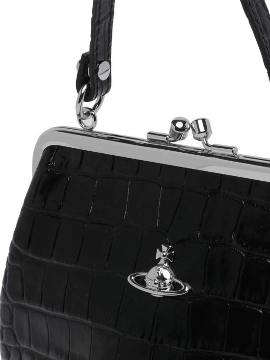 26SS 비비안웨스트우드 그래니 프레임 퍼스 4B010007WL0098N401 Black - VIVIENNE WESTWOOD