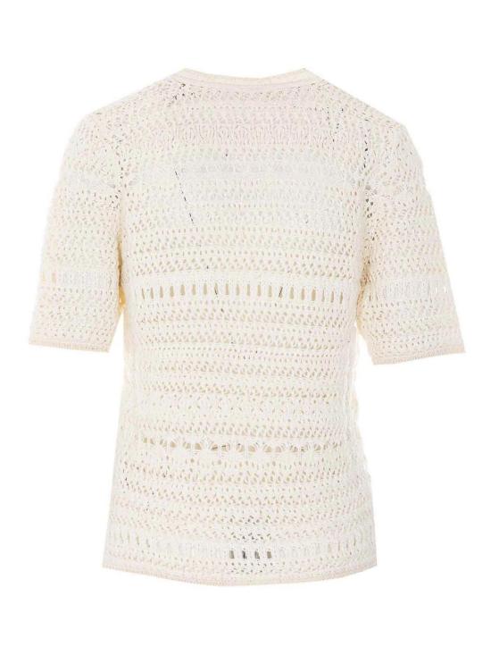 26SS 파비아나 필리피 반팔 티셔츠 MAD266F491L7350142 White - FABIANA FILIPPI