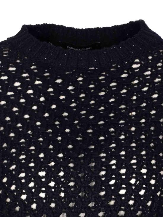 26SS 파비아나 필리피 스웨터 MAD266F034L7505146 Black - FABIANA FILIPPI