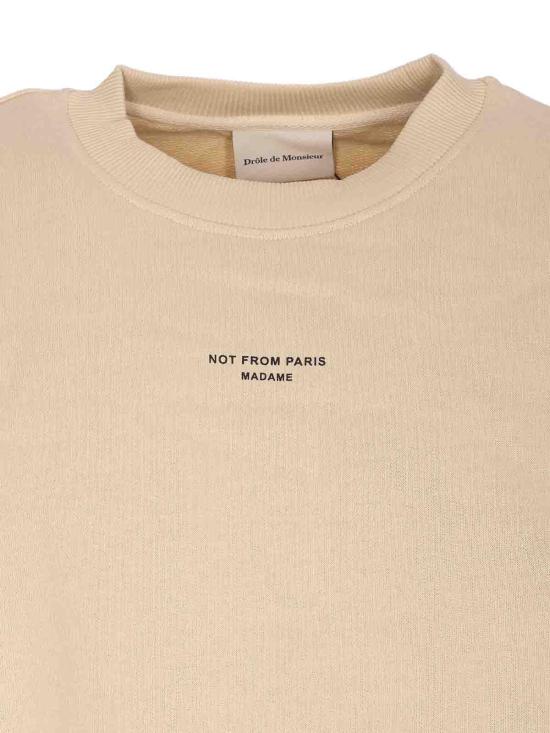 26SS 드롤드무슈 긴팔 티셔츠 SW148CO127MT Beige - DROLE DE MONSIEUR