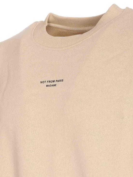 26SS 드롤드무슈 긴팔 티셔츠 SW148CO127MT Beige - DROLE DE MONSIEUR