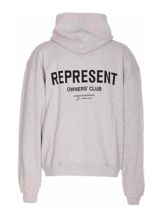 27SS 리프레젠트 후드 티셔츠 OCM41122158 Grey - REPRESENT