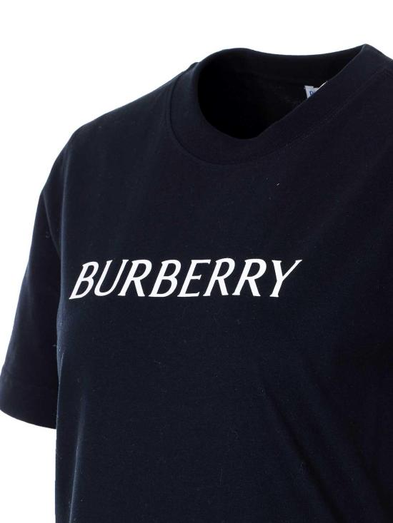 26SS 버버리 로고 코튼 티셔츠 8118977 Black - BURBERRY