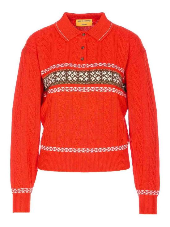 26SS 게스트 인 레지던스 폴로 티셔츠 W38719CMCHILCO Red